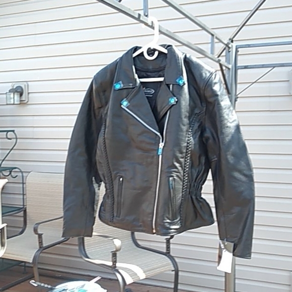 Coats | Womens Leather Jacket Size 3xl 